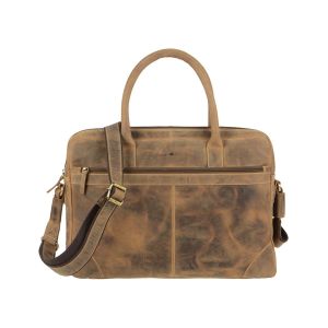 Greenburry Vintage Leder-Laptoptasche 13-14