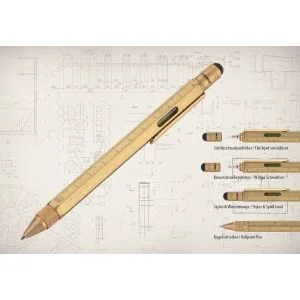 Troika Construction Multifunktionswerkzeug Stift Antique brass